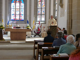 Feierlicher Gründungsgottesdienst der Pfarrei St. Heimerad (Foto: Karl-Franz Thiede)